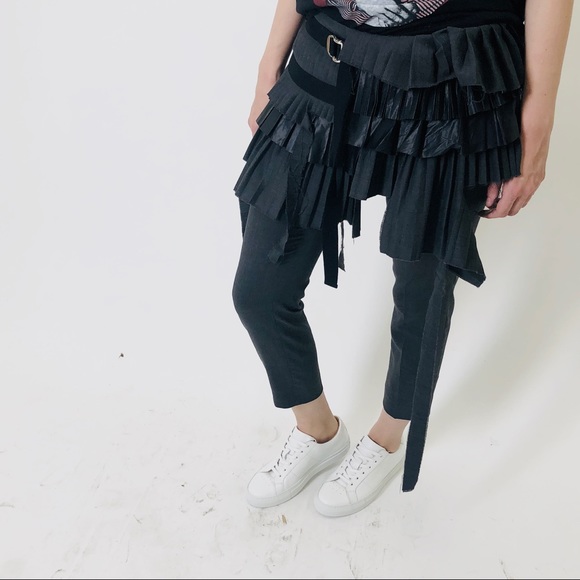 DSquared2 grey pleated layer trousers runway piece - Picture 3 of 4